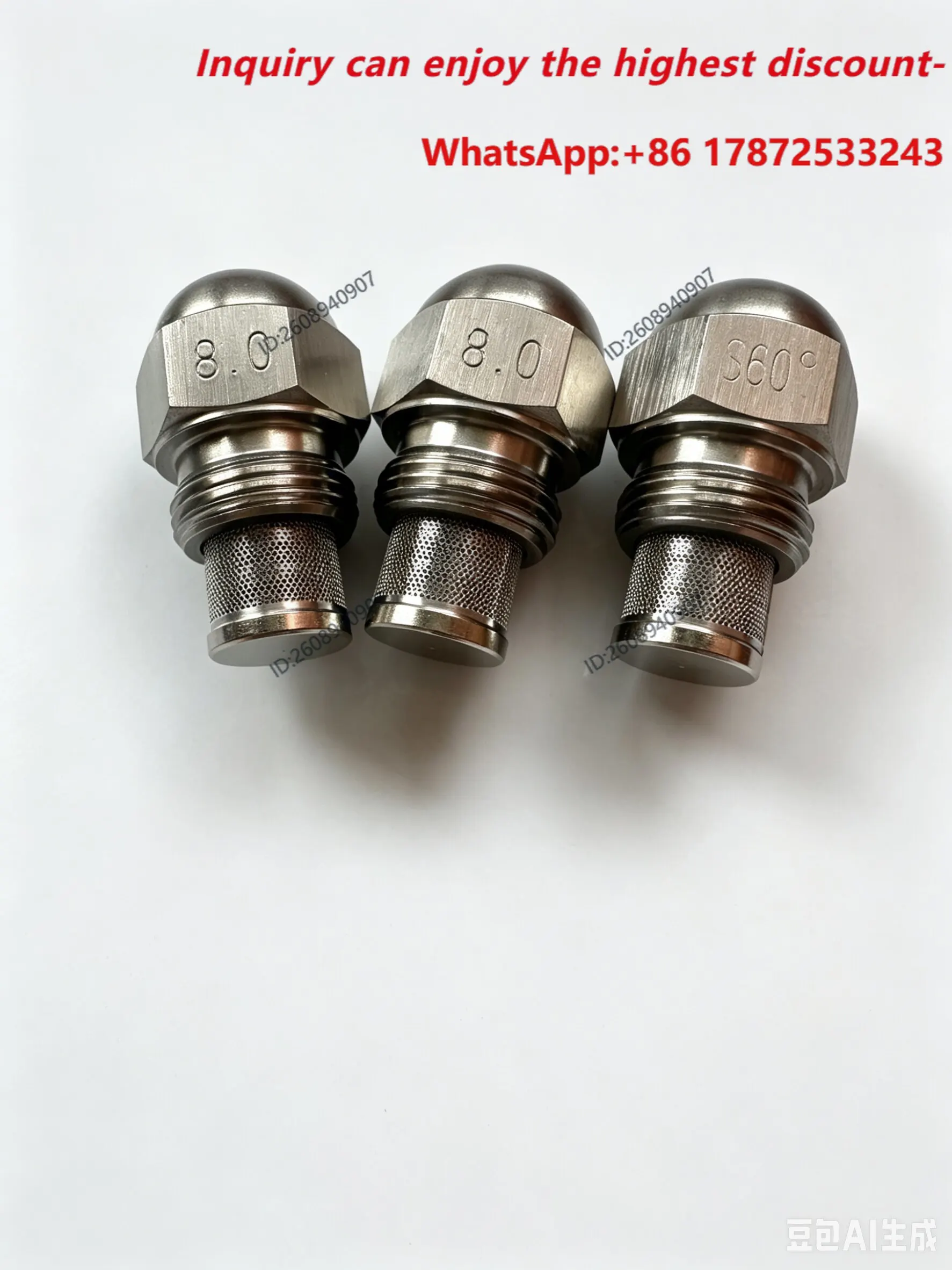Combustion machine stainless steel fuel injector nozzle nozzle burner accessories