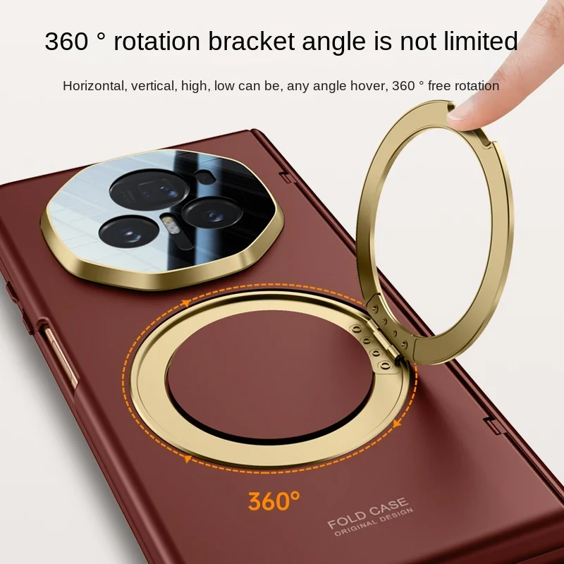 Dla Honor Magic V3 Vs3 360 °   Obrotowe magnetyczne szkło hartowane z pełną ochroną obiektywu, magnetyczne etui na telefon odporne na upadki. — zdjęcie produktu 3