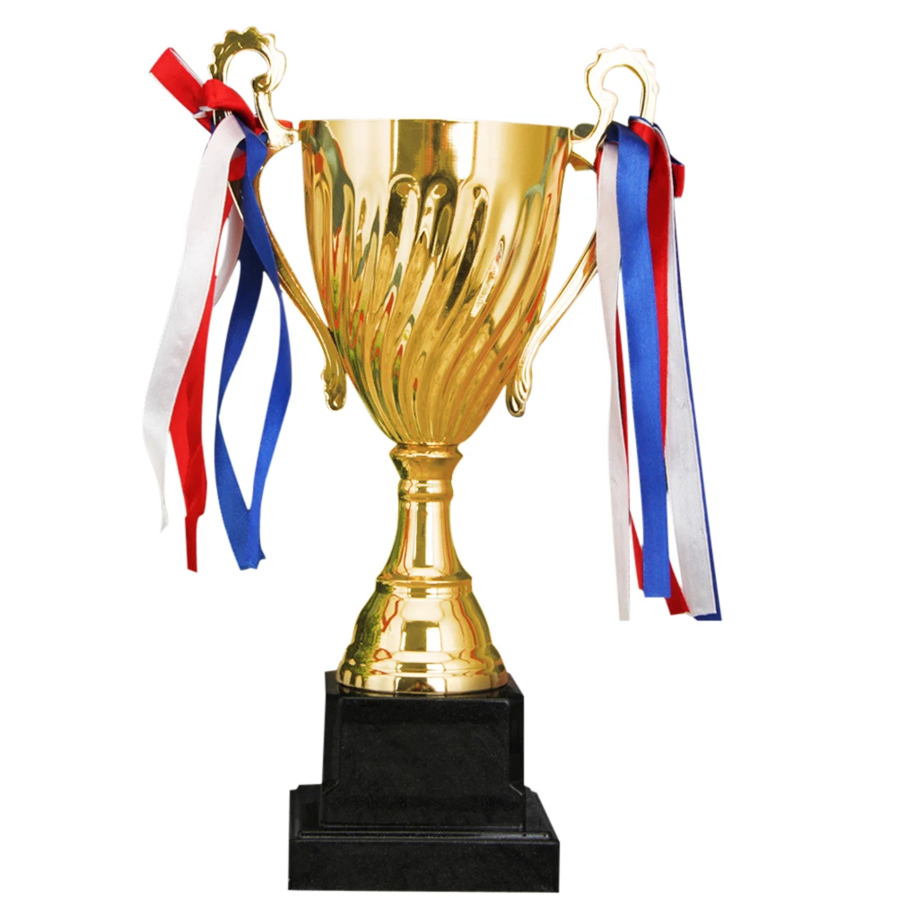 Trophée Coupe Gold Achievement Trophées Grand Prix Trophée Tasses Sans Couvercle Sculpture Trophées pour Gagnant Enfants et Adultes