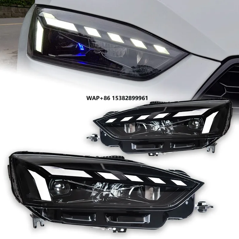 

Car Lights for A5 Headlight Projector Lens 2017-2021 Dynamic Signal Head Lamp LED Headlights Drl Automotive Accessories