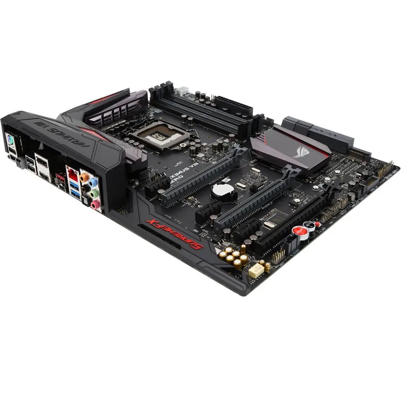 Usato Asus ROG MAXIMUS VIII HERO LGA1151 DDR4 M.2 SATA 6Gb/s USB 3.1 Tipo A Tipo C Scheda madre Intel Z170 ATX