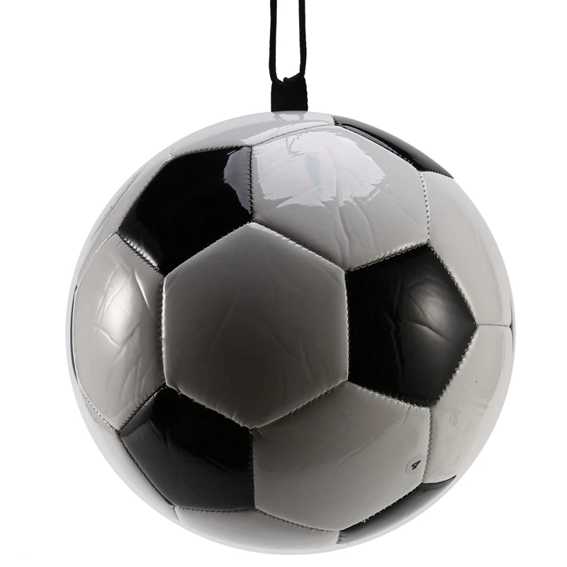 ABXH ballon d'entraînement de Football ballon d'entraînement élastique élastique réglable avec corde taille 4 Football pour l'entraînement et les jeux de sport