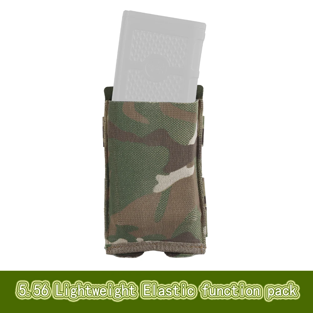 

5.56 Lightweight Elastic Function Bag MOLLE Mounts Tactical Multifunctional Storage Bag Tactical Pouch Hunting Accessories