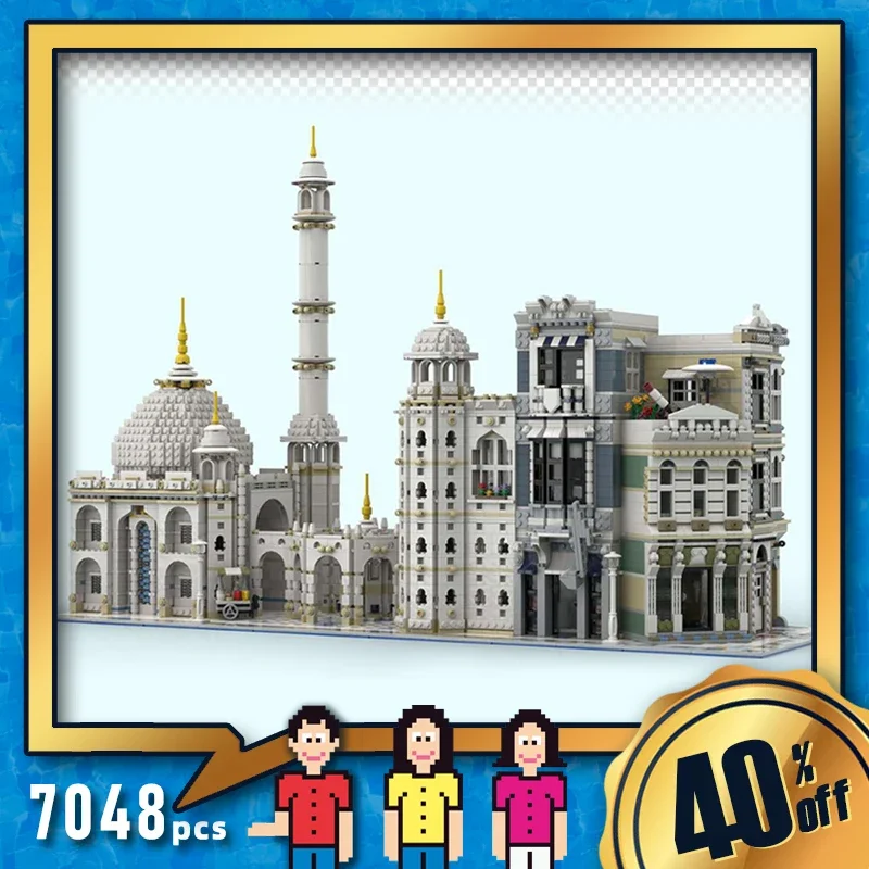 Assembly Square building kit alternative Corner Modular Buildings expert Atl-Build building bricks Taj Mahal