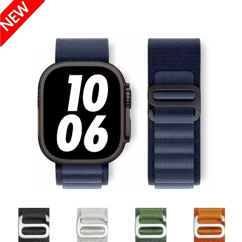 Alpine Straps For apple watch Ultra 2 band 49mm 44mm 45mm 40mm 38mm 41mm Nylon bracelet iwatch series 10 9 3 6 7 8 se 46mm 42mm