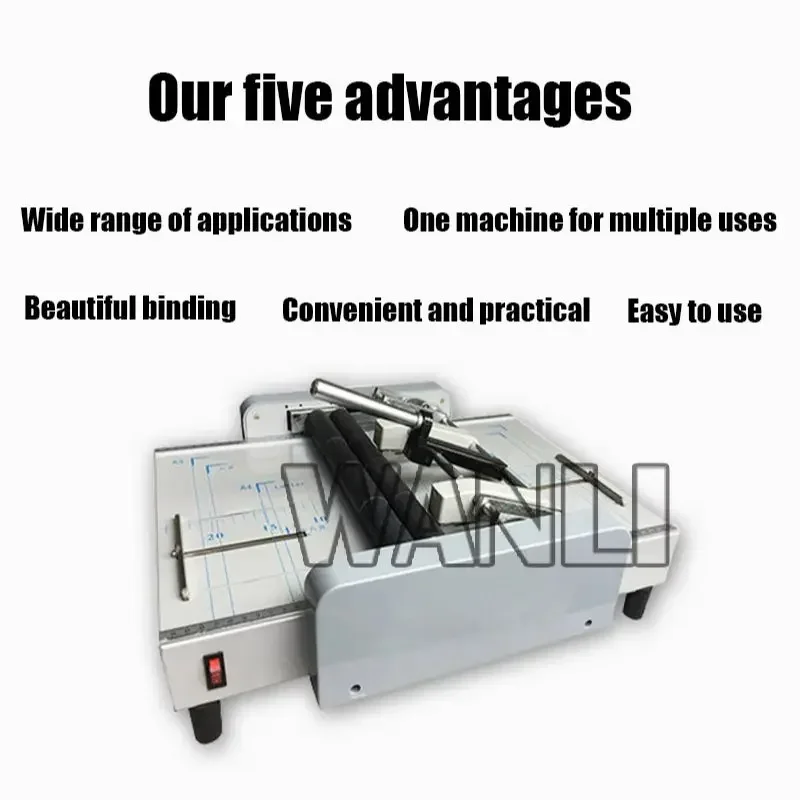 220V A3 Electric Binding Machine Electric Paper Creasing Machine Folding Machine Tools