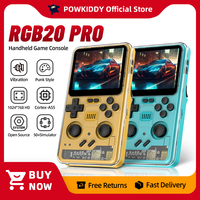 POWKIDDY RGB20 PRO 3.2 Inch 1024*768 IPS Screen Retro Punk Style Handheld Game Console Vibration Function Children's Gifts