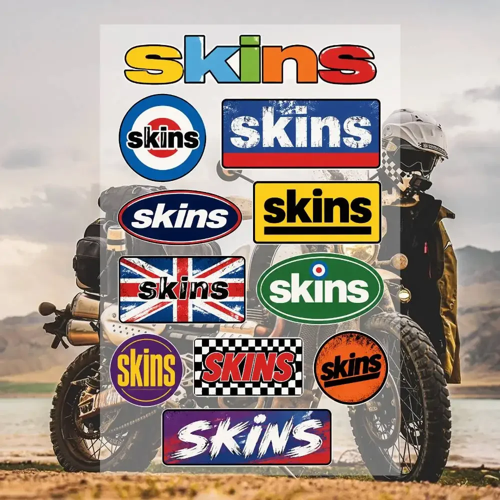 

S-K-iN-S- Waterproof Vinyl Stickers for Car Motorcycle Bike Skateboard Laptop Bottle Phone