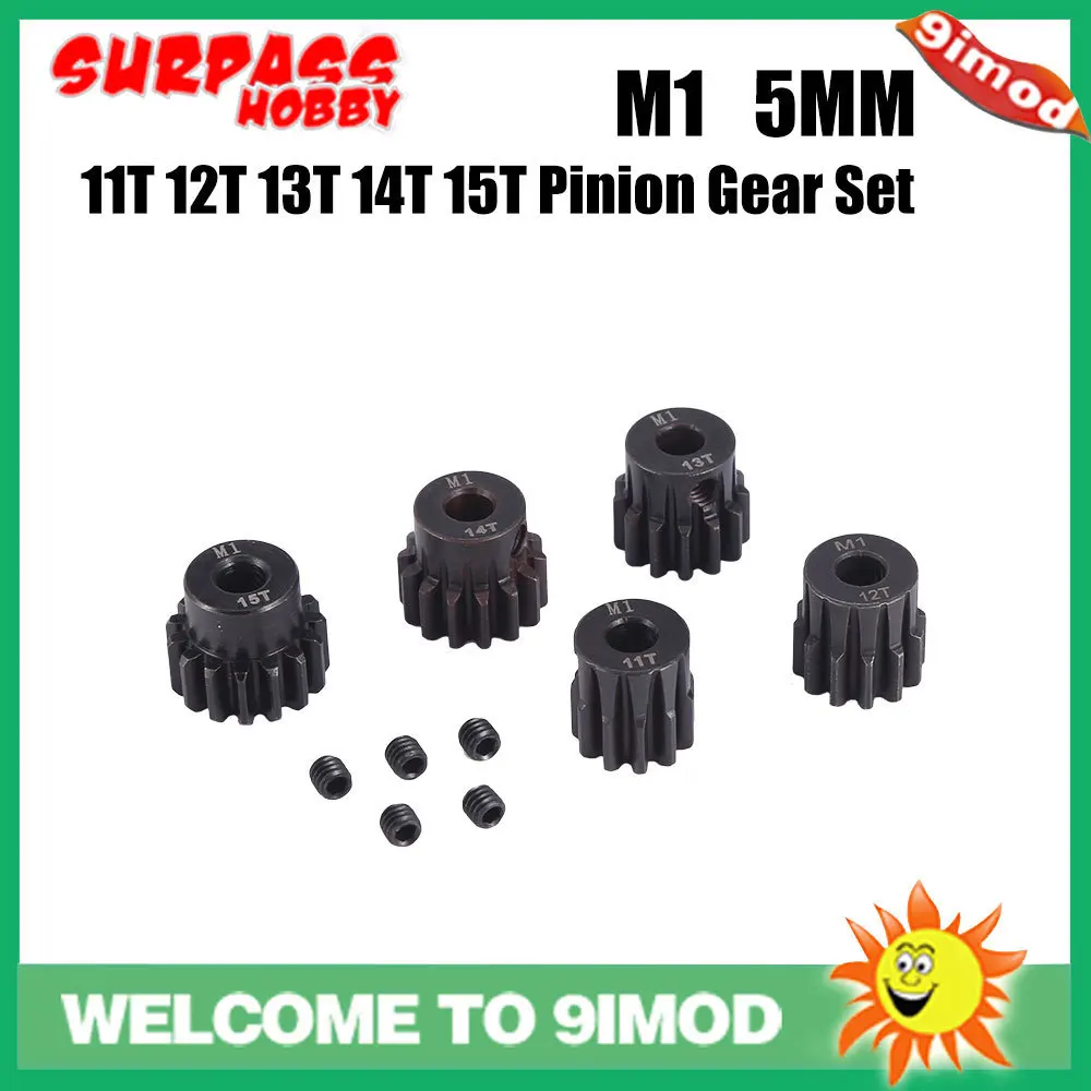M1 Motor Tooth 5.0 Hole Gear 11-22T 1/8 Model Vehicle Gear, Motor Tooth, Metal Reduction Gear