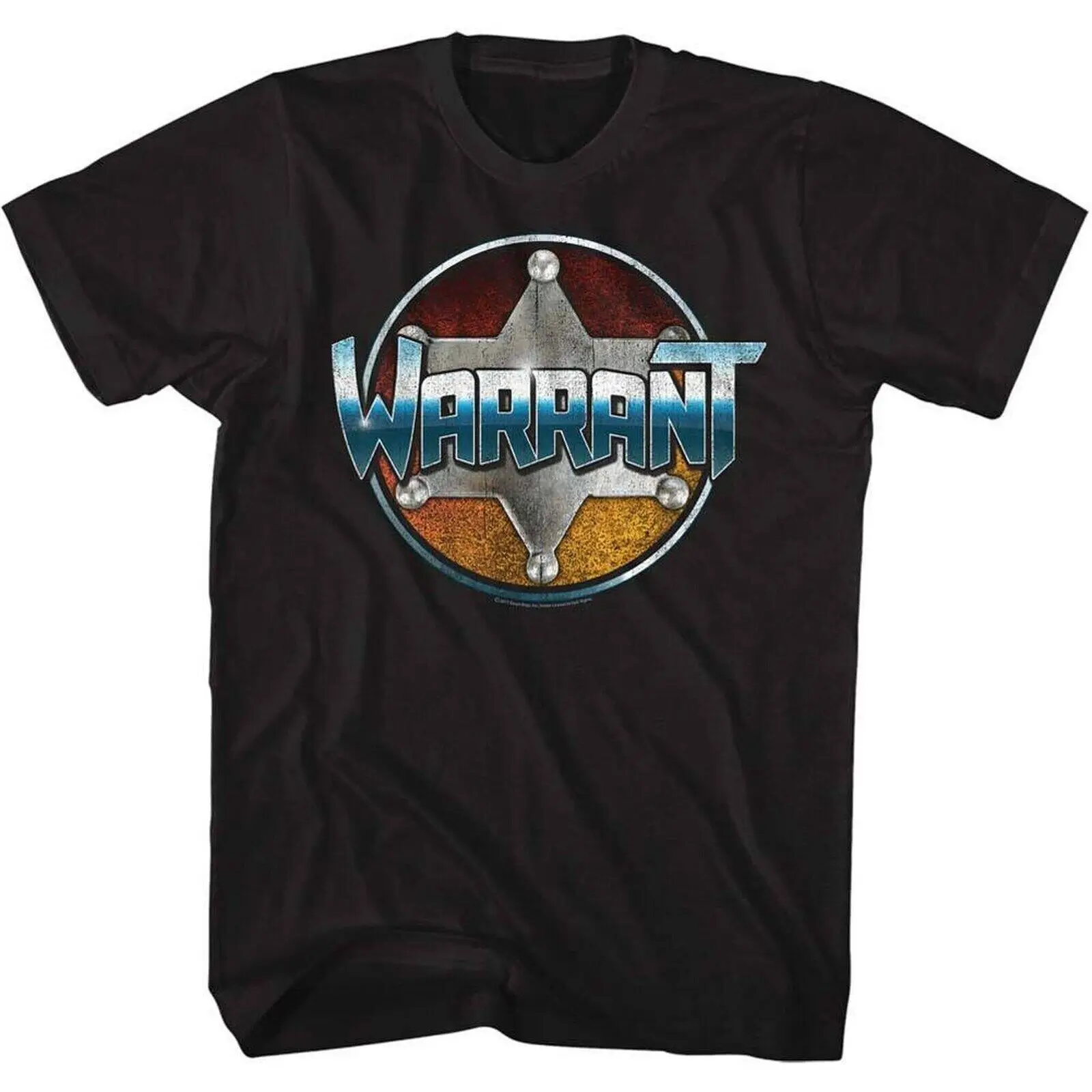 

Warrant Chrome Black Adult T-Shirt