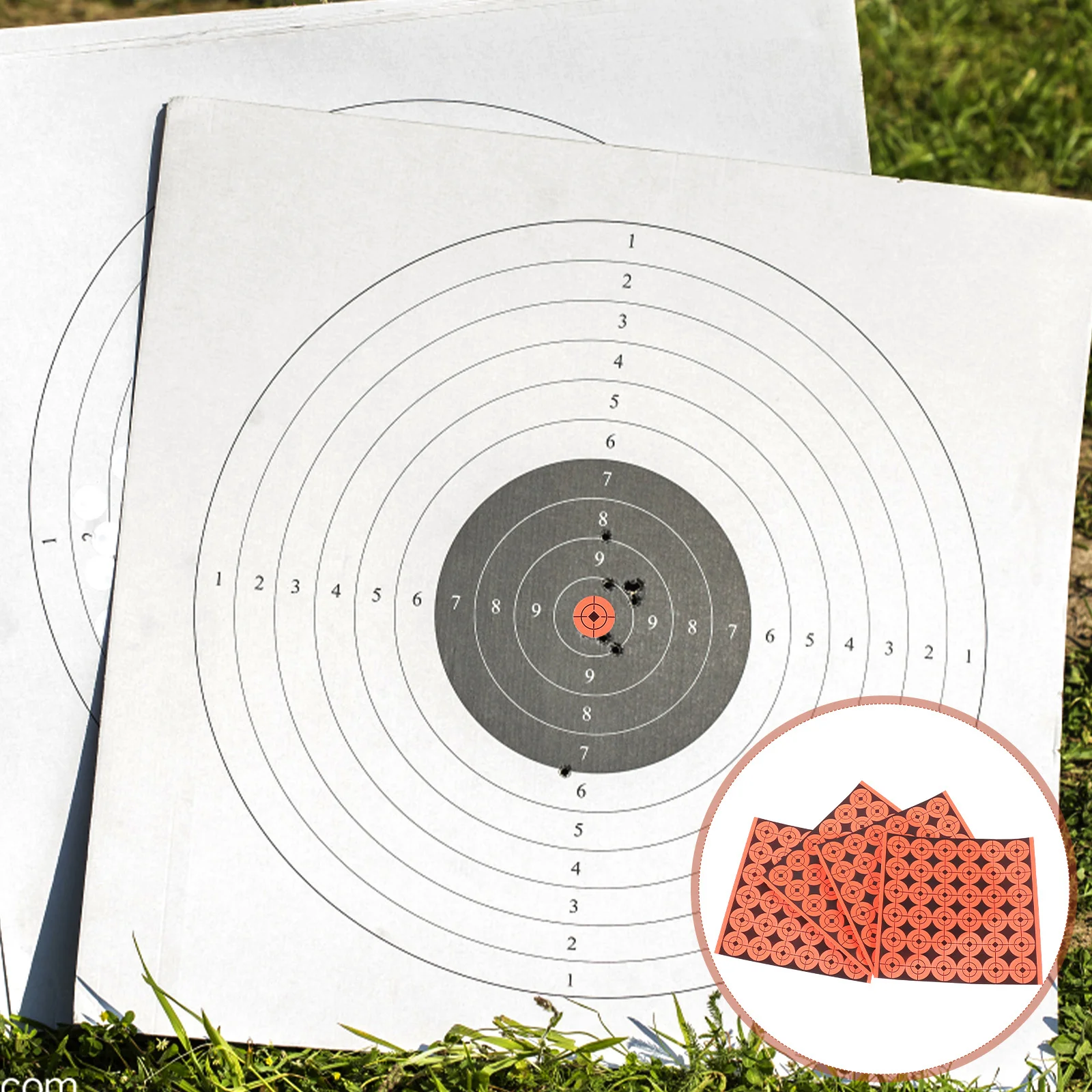 

720pcs Target Label Stickers Self-Adhesive For Shooting Practice Portable Decals Durable Circle Labels Sports Hunting Supplies