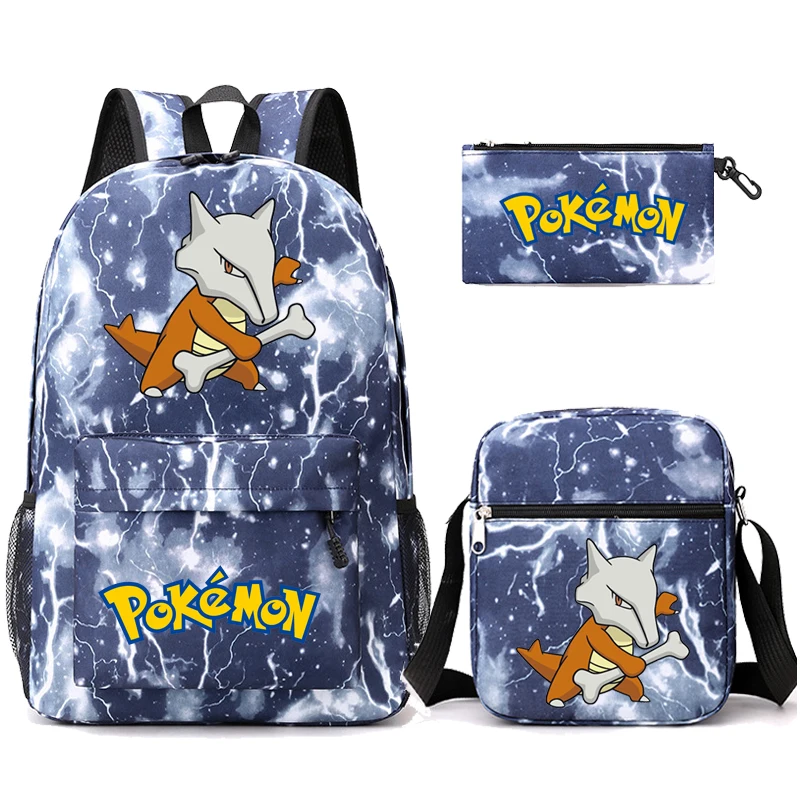 Pokemon Pikachu plecak Anime figurka Charmander studentka tornister Boy Girl duża pojemność torba kartonowa plecaki dla nastolatków