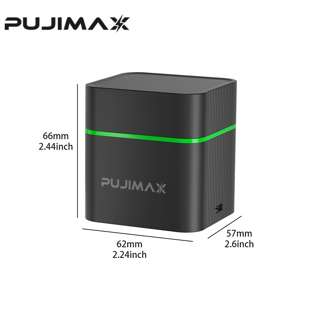 PUJIMAX Ładowarka do baterii AAA z 12/8/4 slotami na baterie 1,5V Li-ion, inteligentne i wszechstronne urządzenie ładujące + kabel Type C — zdjęcie produktu 6