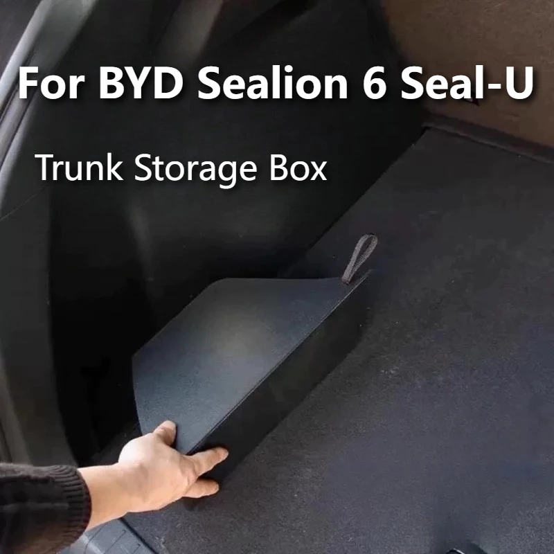 For BYD Sealion 6 Seal U Dmi EV 2026 Car Trunk Premium Waterproof Flush Leveling Heavy Duty Protective Storage Box