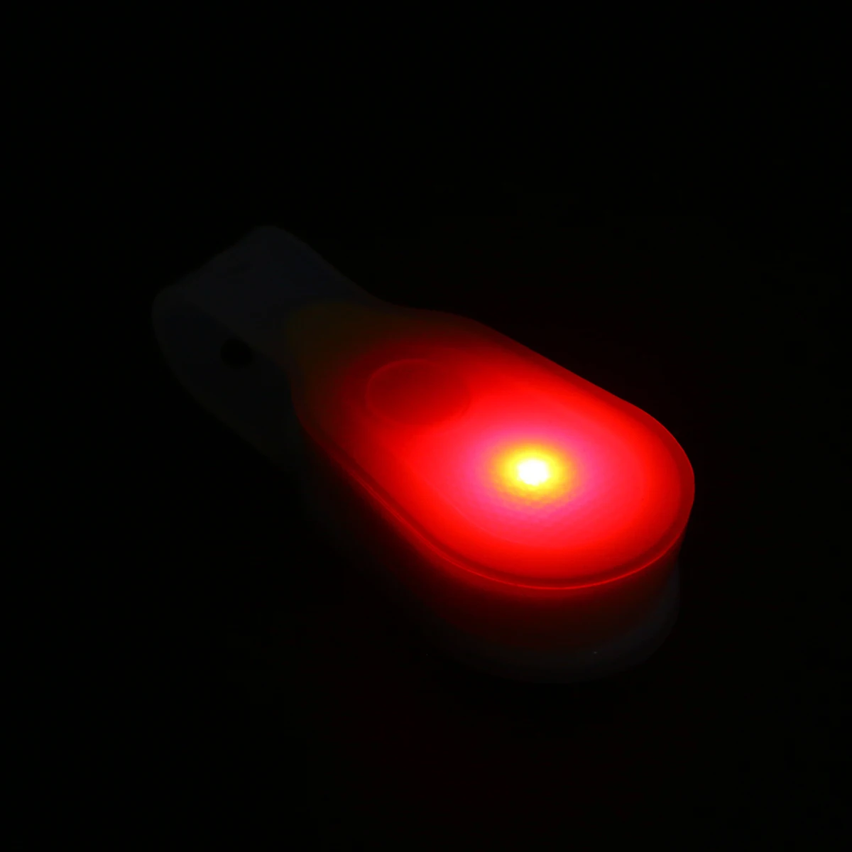 

LED Silicone Clip Light Outdoor Sports Backpack Collar Night Running Light Pocket Work Light (Yellow)
