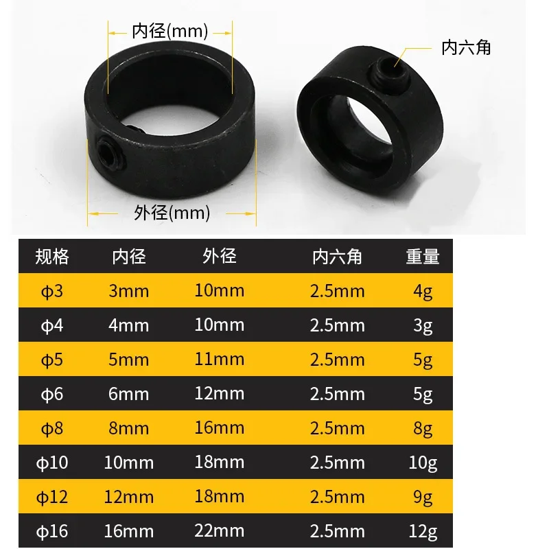 Drill Bit Limit Ring Fried Dough Twists Drill Setting Circles Locator Drilling Depth Limit Ring 3-16mm Woodworking Tool