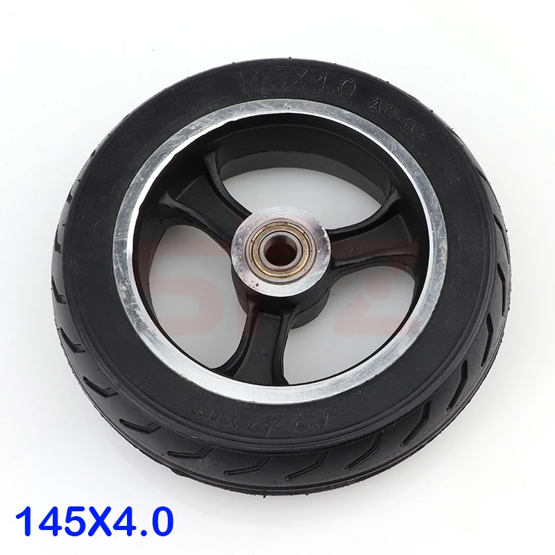 

skateboarding accessories Bearing 6‑Inch Wheel 145x4.0 Flat Free Explosion‑Proof Wheel Set for Electric