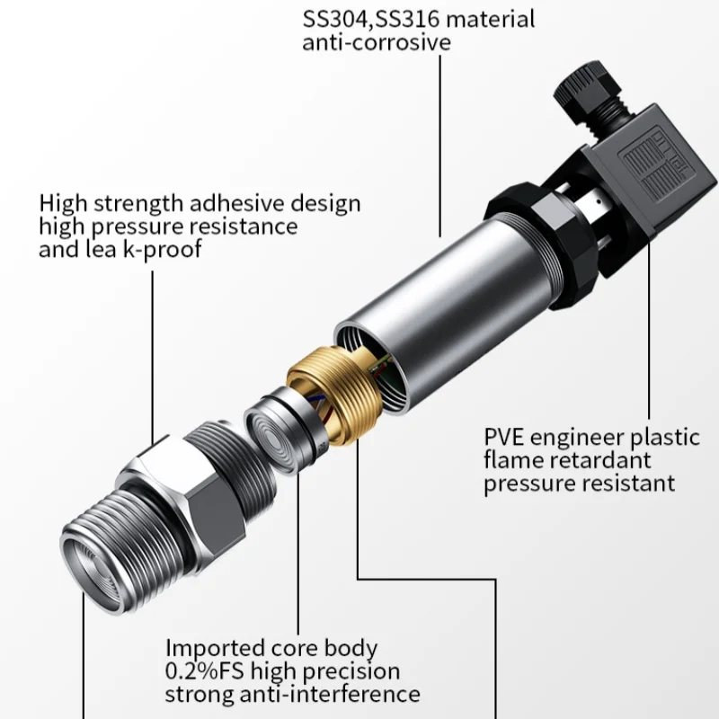 0.1bar 1bar 10bar 10Mpa شقة الحجاب الحاجز الضغط الارسال 4-20mA 0-10 فولت الحليب الغراء خزان الصحية الغذاء الصف فلوش RS485 #4