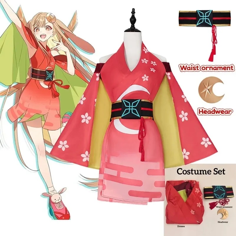 

Anime Cosmic Princess Kaguya! Kaguya Cosplay Costume Kaguya Roleplay Christmas Halloween Party Carnival Outfits Suit