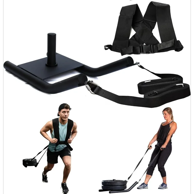 

Speed Training Pull Sled, Workout Weight Sled for Upper Lower Body Speed & Strength Development, Endurance & Cardio Training, He