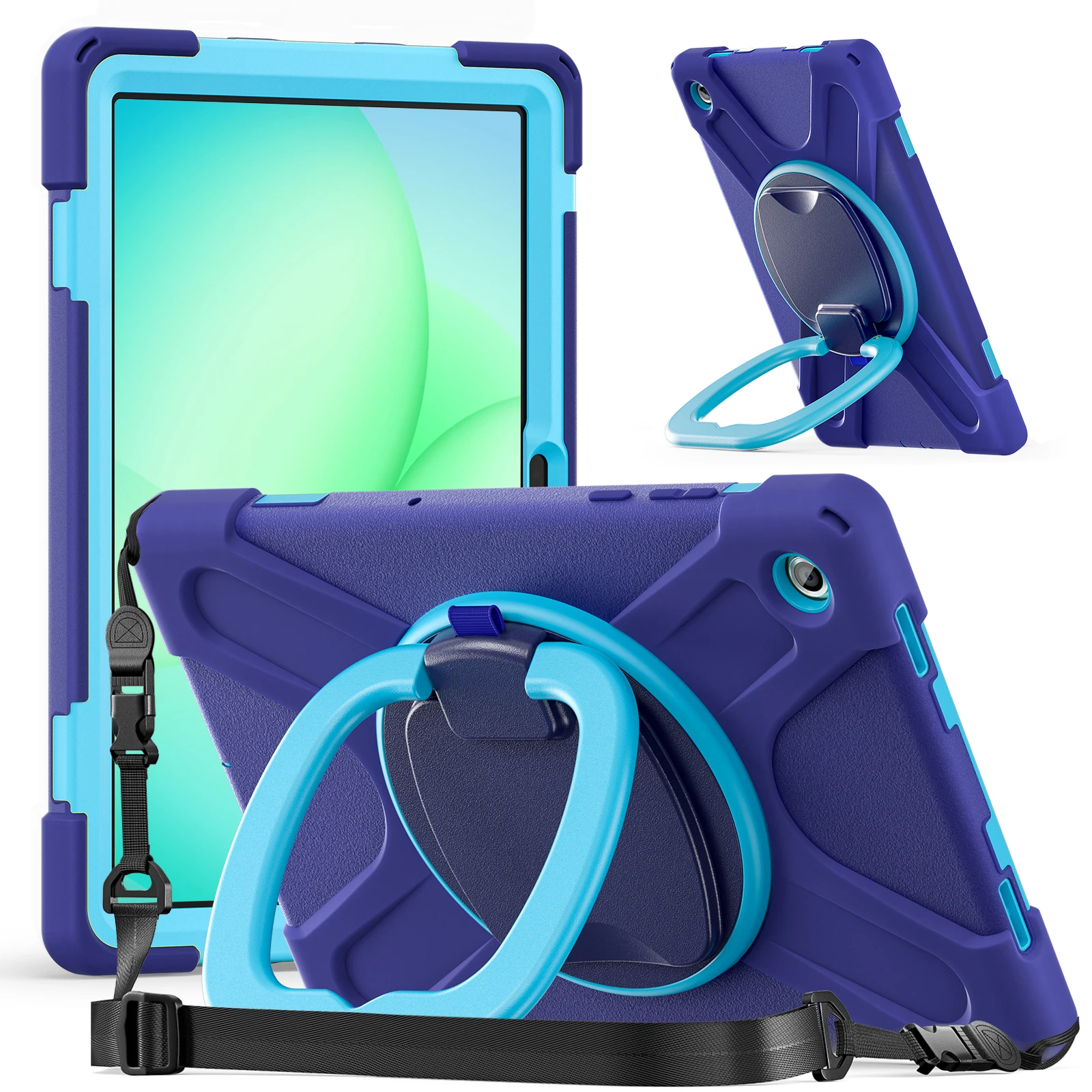 

Tablet Case for Samsung Galaxy Tab A11+ 11 inch Bracelet stand Cover for Galaxy Tab A11 Plus SM-X230 Case with shoulder strap