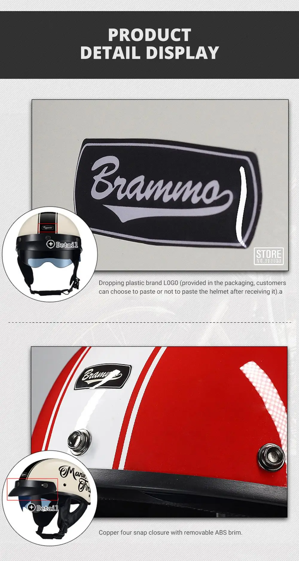Retro Motorrad Helm DOT Zertifizierung Moto Helm Männer Frauen Halb Helm HD Objektiv Casco Vier Jahreszeiten Reiten Roller Capacetes – Detail 30