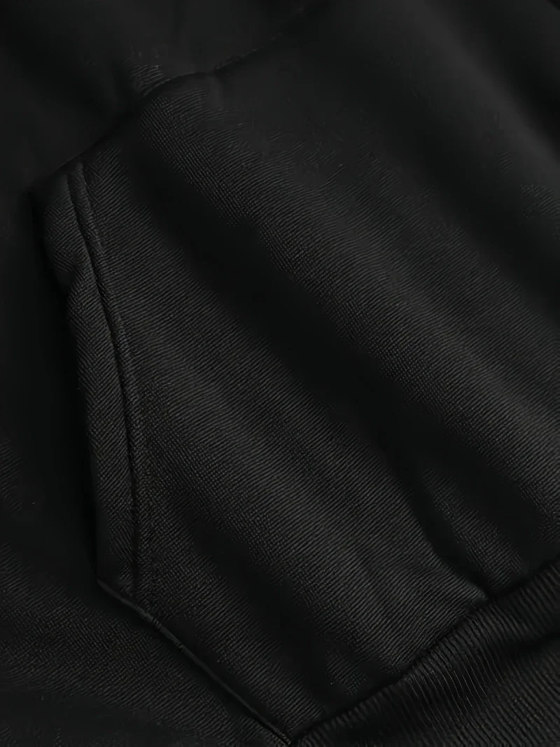 سويت شيرت بغطاء للرأس للرجال والنساء مطبوع من ديزني، بلوفر أسود كاجوال برقبة دائرية، مريح للأزواج #5