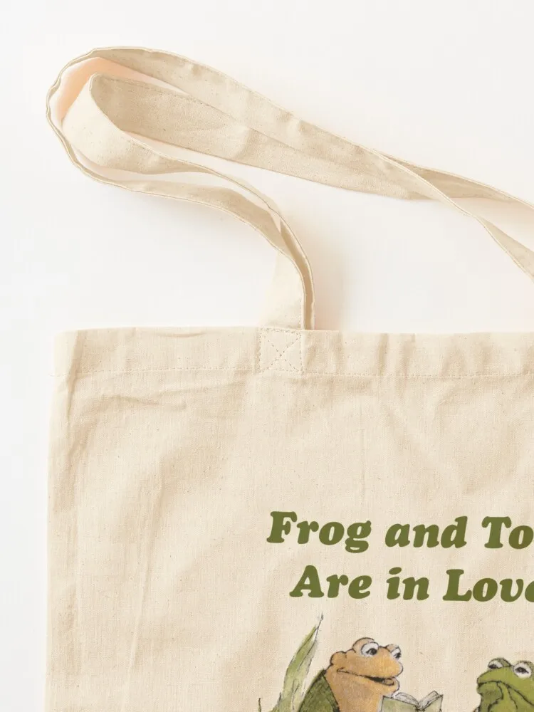 Frog and Toad are in Love Tote Bag Women's shopper bag bags luxury women Handbags tote bag men