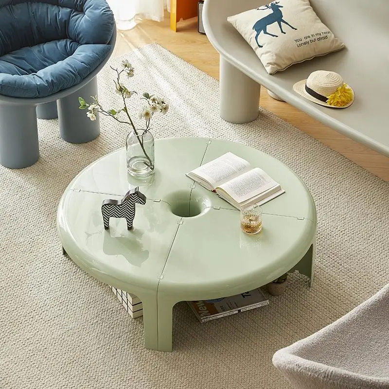 Modular Scandinavian Coffee Table Mid-Century Detachable Side Table for Home/Cafe