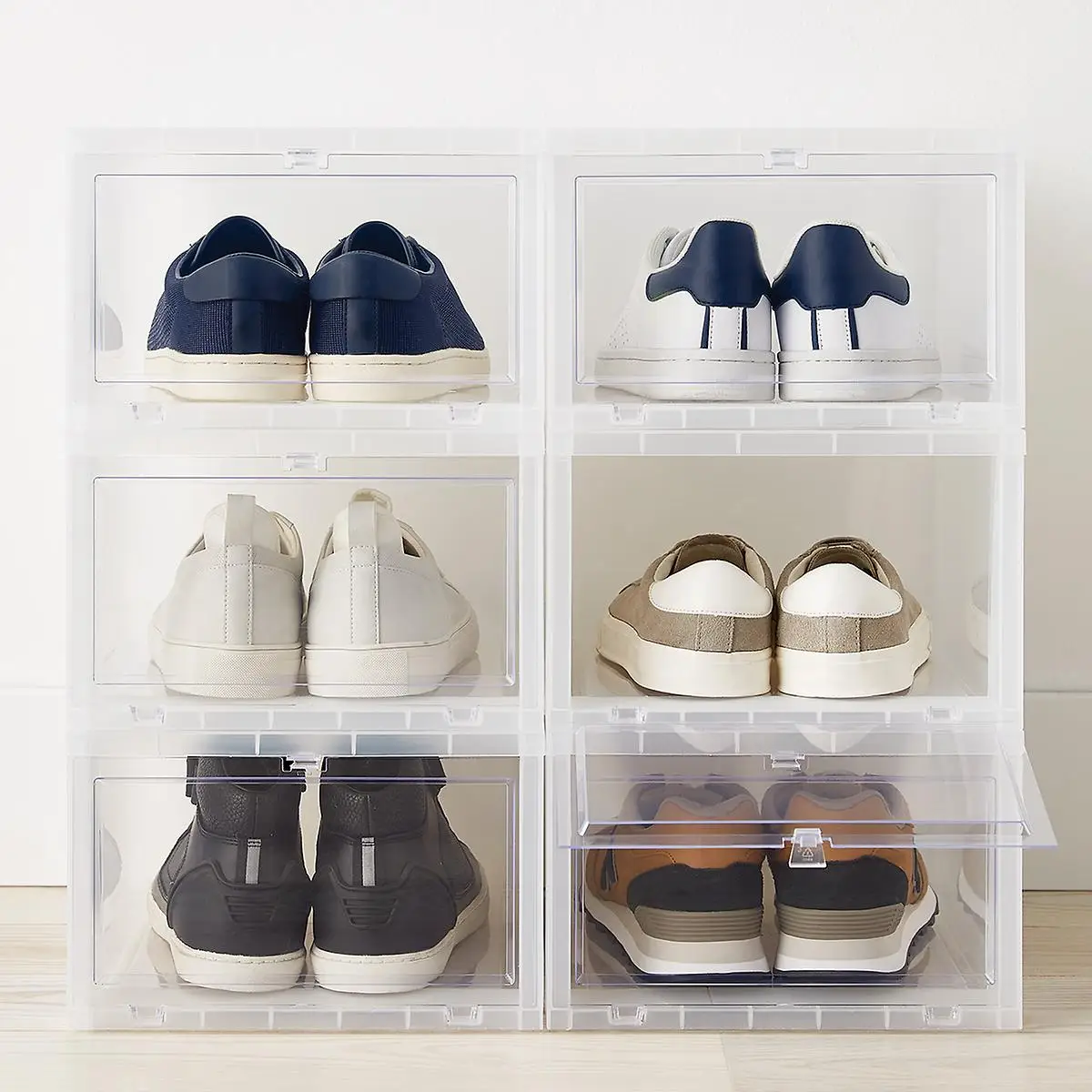 Best Value Case of 6 Large Drop-Front Shoe Box