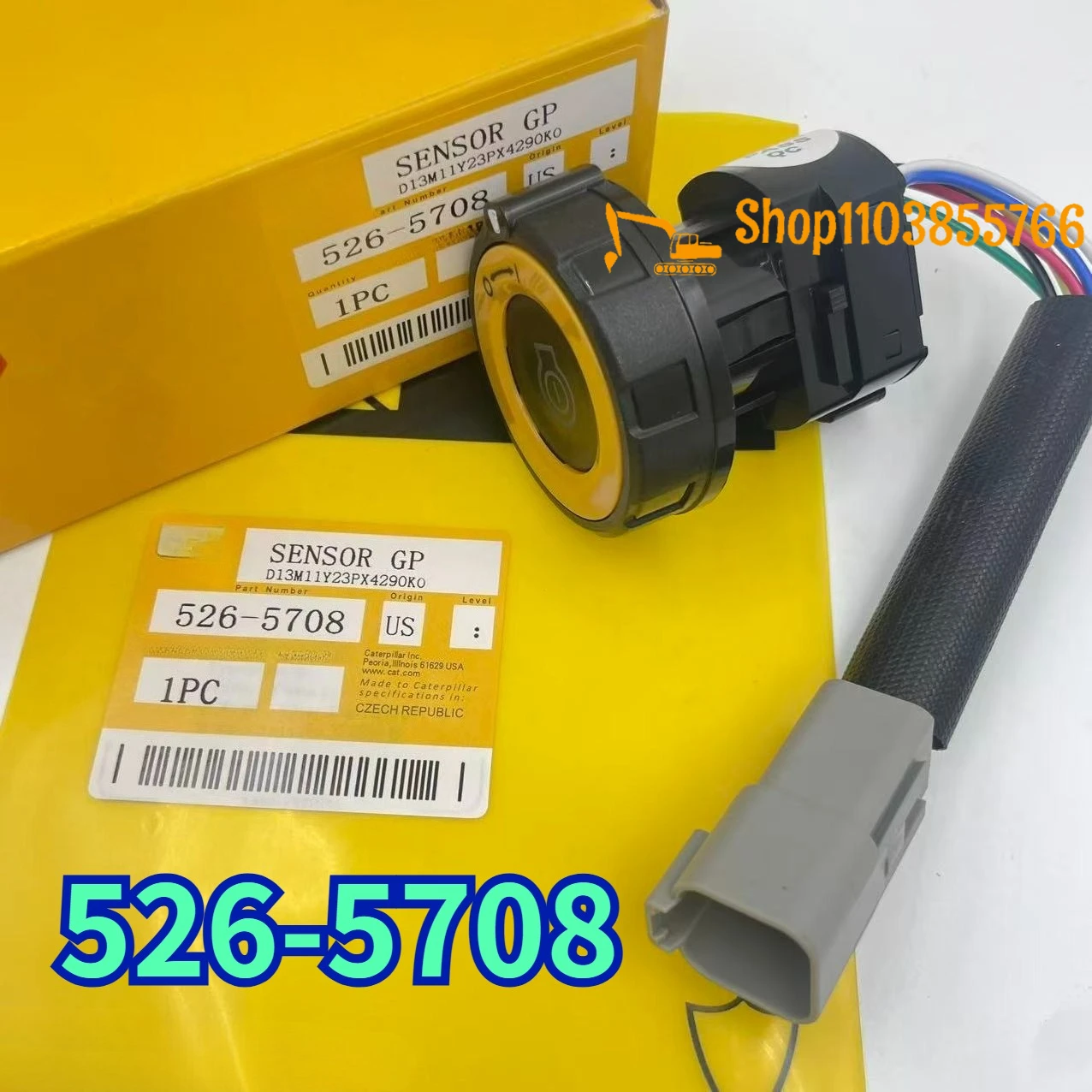 

526-5708 для экскаватора E305E 307E E320GC E323GC E330 E336 E345GC, однокнопочный переключатель зажигания