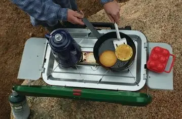 Classic 3-Burner Propane Camping Stove, Portable Camp Stove with 3 Adjustable Burners & Push-Button Instant Ignition