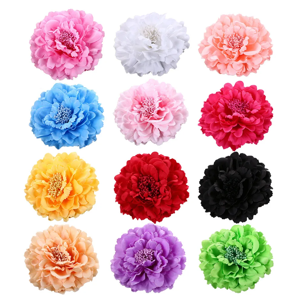 

12 Pcs Flower Hair Clips Women Hair Pins Beautiful Durable Decorative Hairstyle Accessory Suitable Wedding Parties Festivals