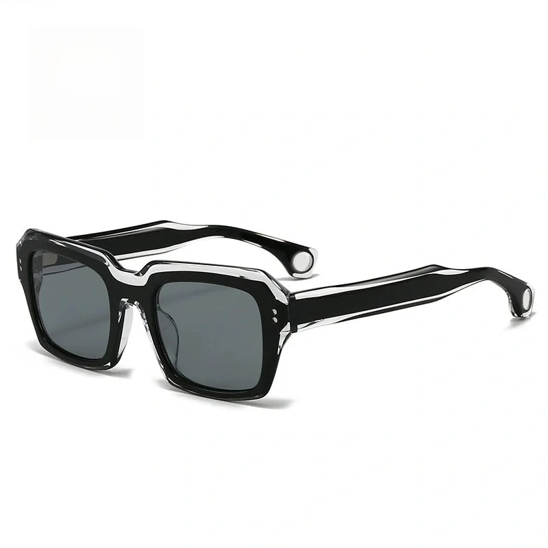 Belight البصرية مربع الشكل خمر الرجعية خلات الرجال النساء بارد أزياء النظارات الشمسية العصرية مع حالة FRANZEN