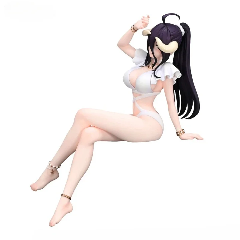 2024 OVERLORD FuRyu  Albedo swimwear Original genuine 16cm PVC Action Figure Anime Figure Model Toys Figure Collection Doll Gift