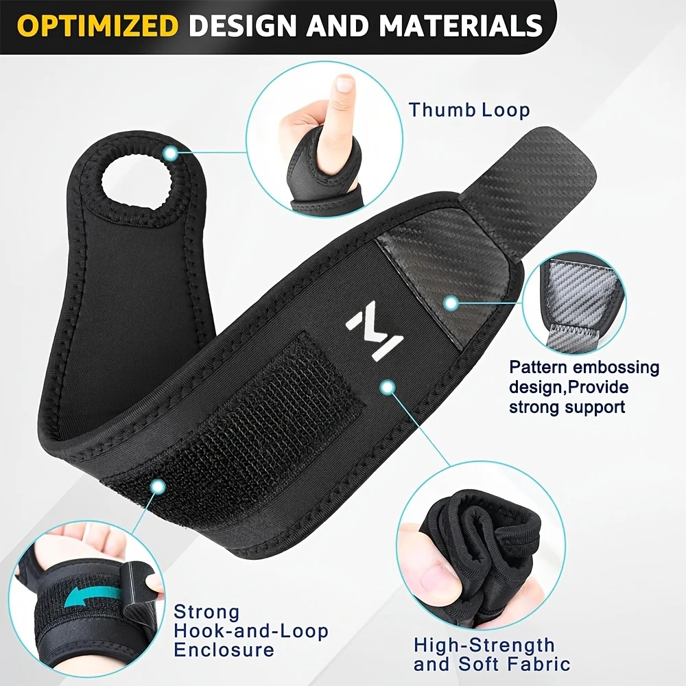 1 adjustable sports wristband, wrist joint support compression wristband, comfortable and breathable