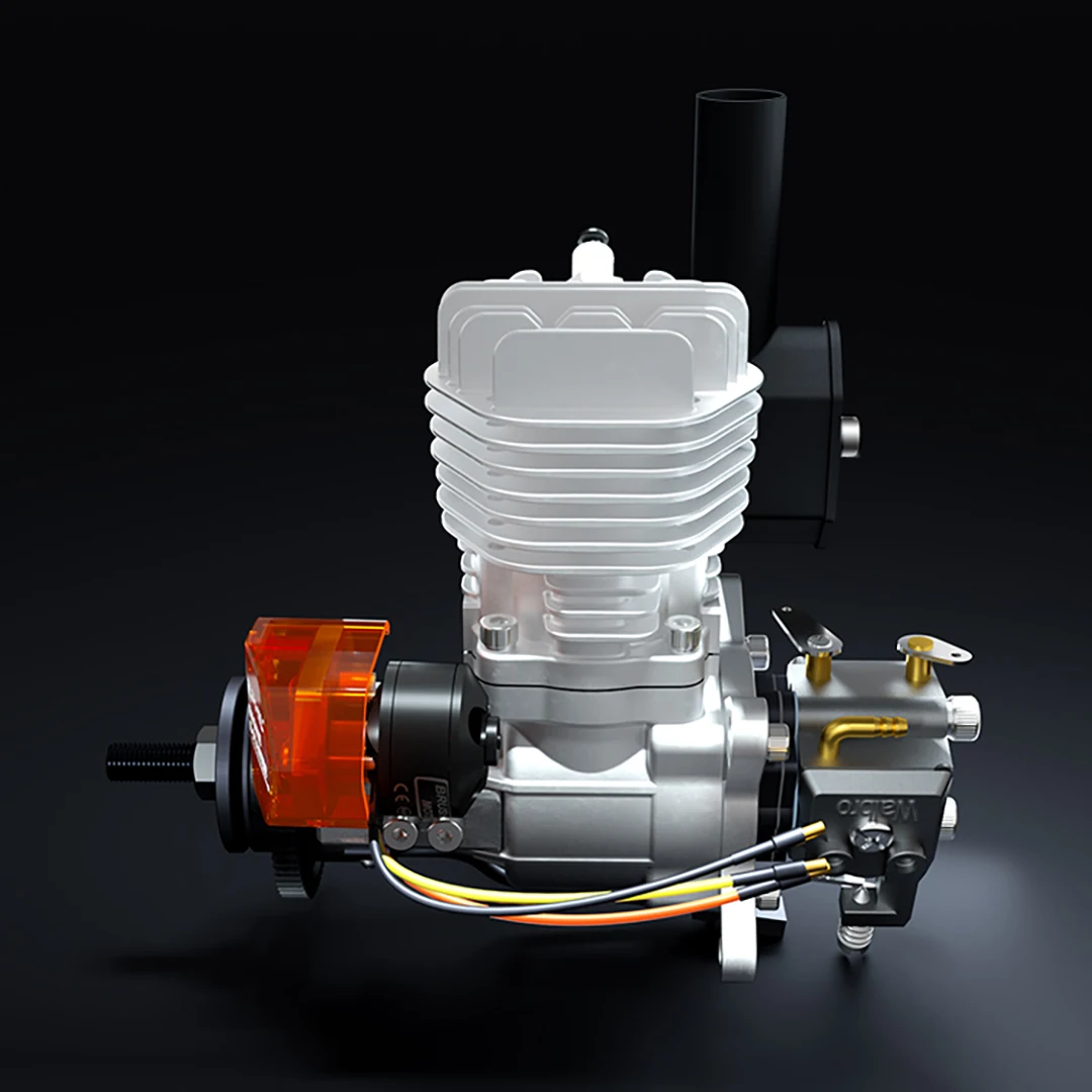 EPHIL Power X-20cc-S pro Model Aircraft Engine Single Cylinder Two Stroke Side Row Electric Starter for Remote Control Planes