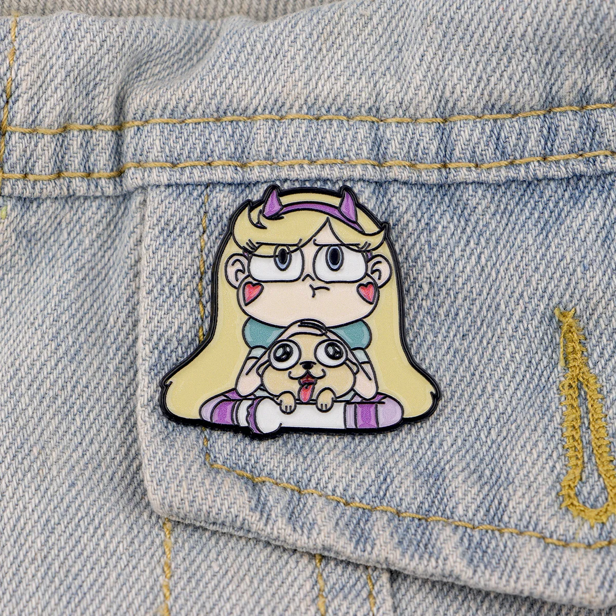 Niedliche Mädchen-Emaille-Anstecknadel, Cartoon-Brosche für Damen und Herren, Anstecknadeln, Abzeichen auf Rucksack, Kleidung, Accessoires, Modeschmuck, Geschenke