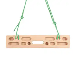 Climbing Hangboard Climbing Fingerboard Jugs Slopers Holds Exerciser Wooden Hang Board for Door Beginners Indoor Athletes Wall