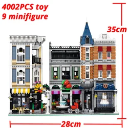 4002 PCS City Center Assembly Square Building Blocks Bricks Birthday Christmas Girls Toys Compatible With 10255 15019