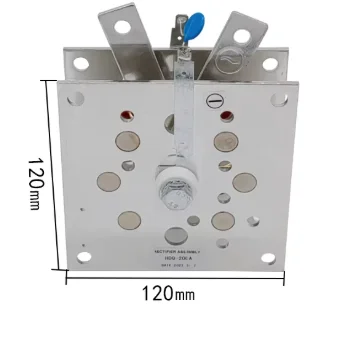 HDQ200A single-phase welding machine aluminum plate rectifier rectifier plate