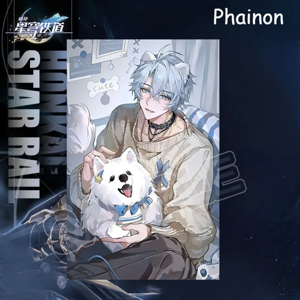 Honkai: Star Rail Anime Merch Pendant Phainon‌‌ Acrylic Stand Badge Small Card Backpack Desk Decoration Ornament Gift for Fan