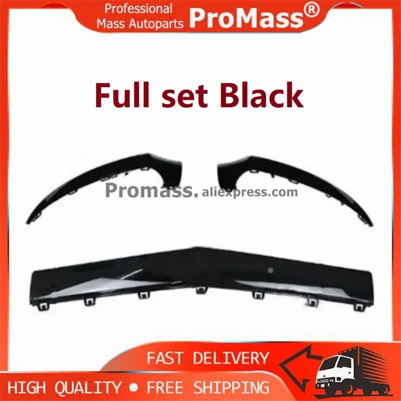 New 2188851574 2188851674 2188851774 For Mercedes Benz CLS W218 C218 X218 2015-2017 Front Bumper Trim Strip Black Chrome Silver