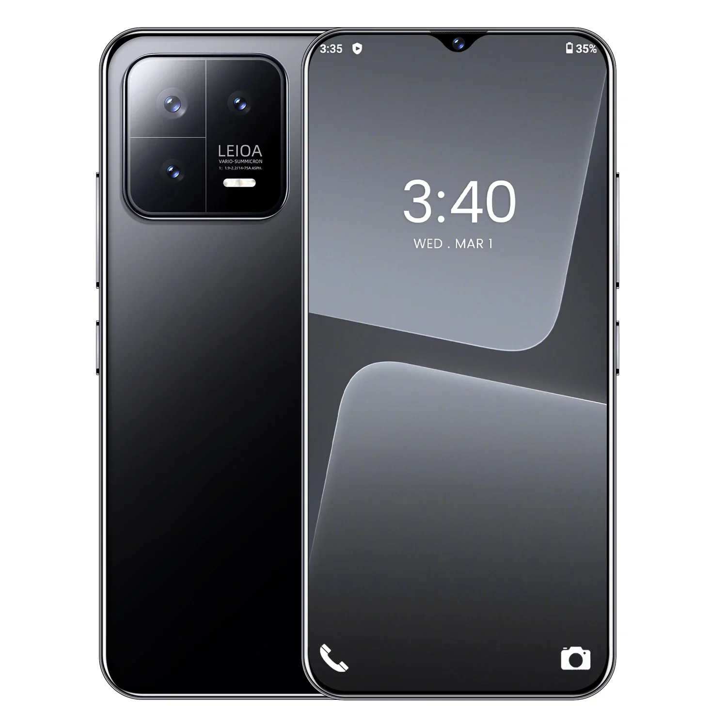 

New Arrival 16G+1TB 7.2 Inch MIUI 14 Smartphone Snapdragon 8 Gen 2 5G Android 13 Mobile Phone 120Hz Display for M13Pro