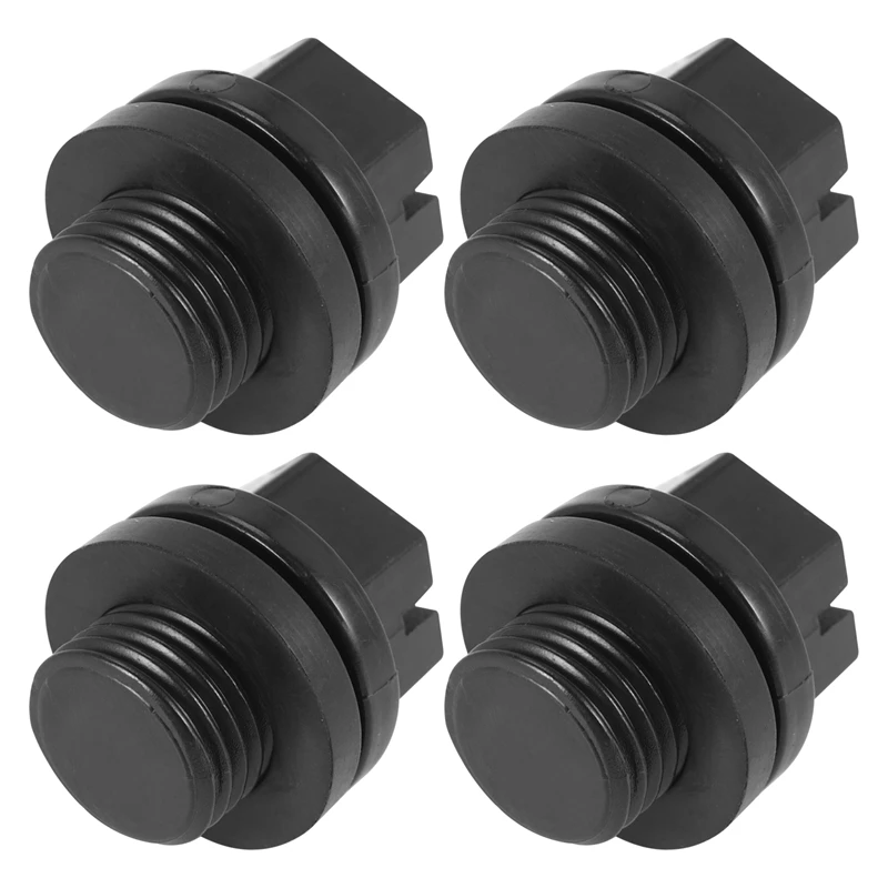 4 Pack Drain Plugs With O-Rings Pump Plug Pool Filters Replacement Pool Drain Pump Plug SPX1700FG For Hayward Pumps