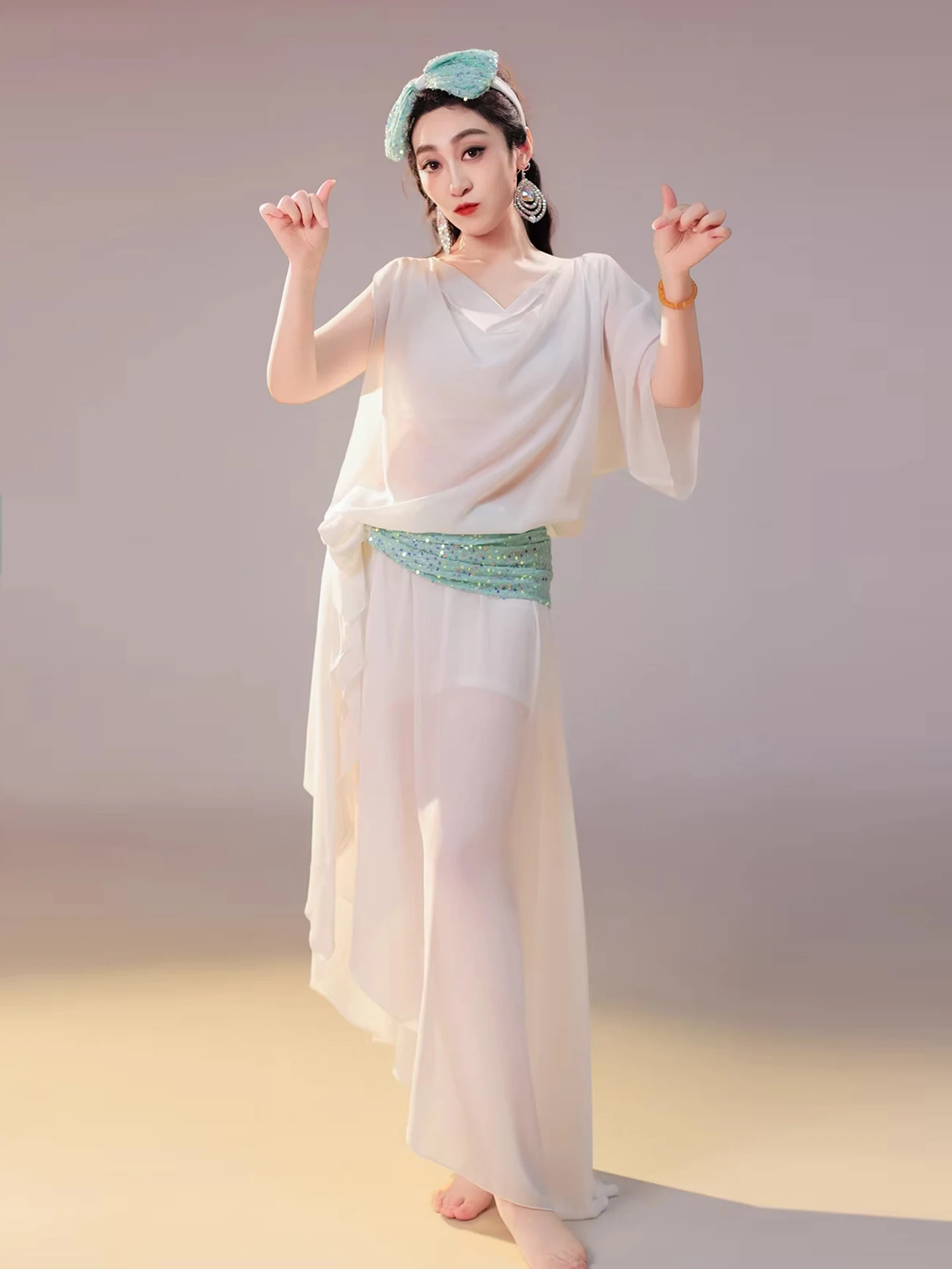 original-mystical-dance-shawl-belly-dance-gown-chiffon-spring-summer-performance-outfit-shabbi-folk-baladi-sport-fitness