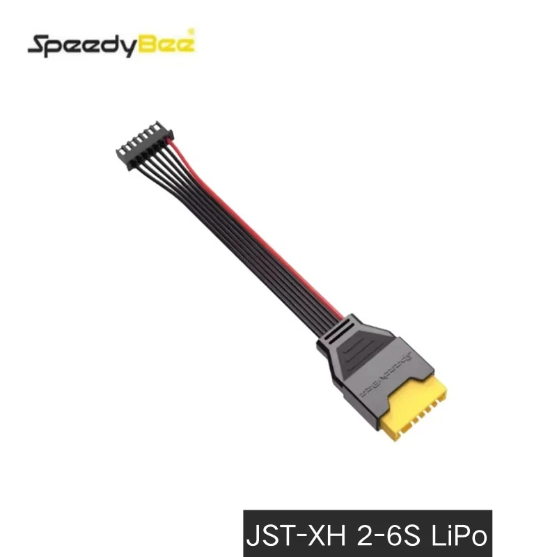 SpeedyBee JST-XH 2-6S Balance Lead Extension Cable 22AWG 135mm Length for LiPo Battery Charger Discharger