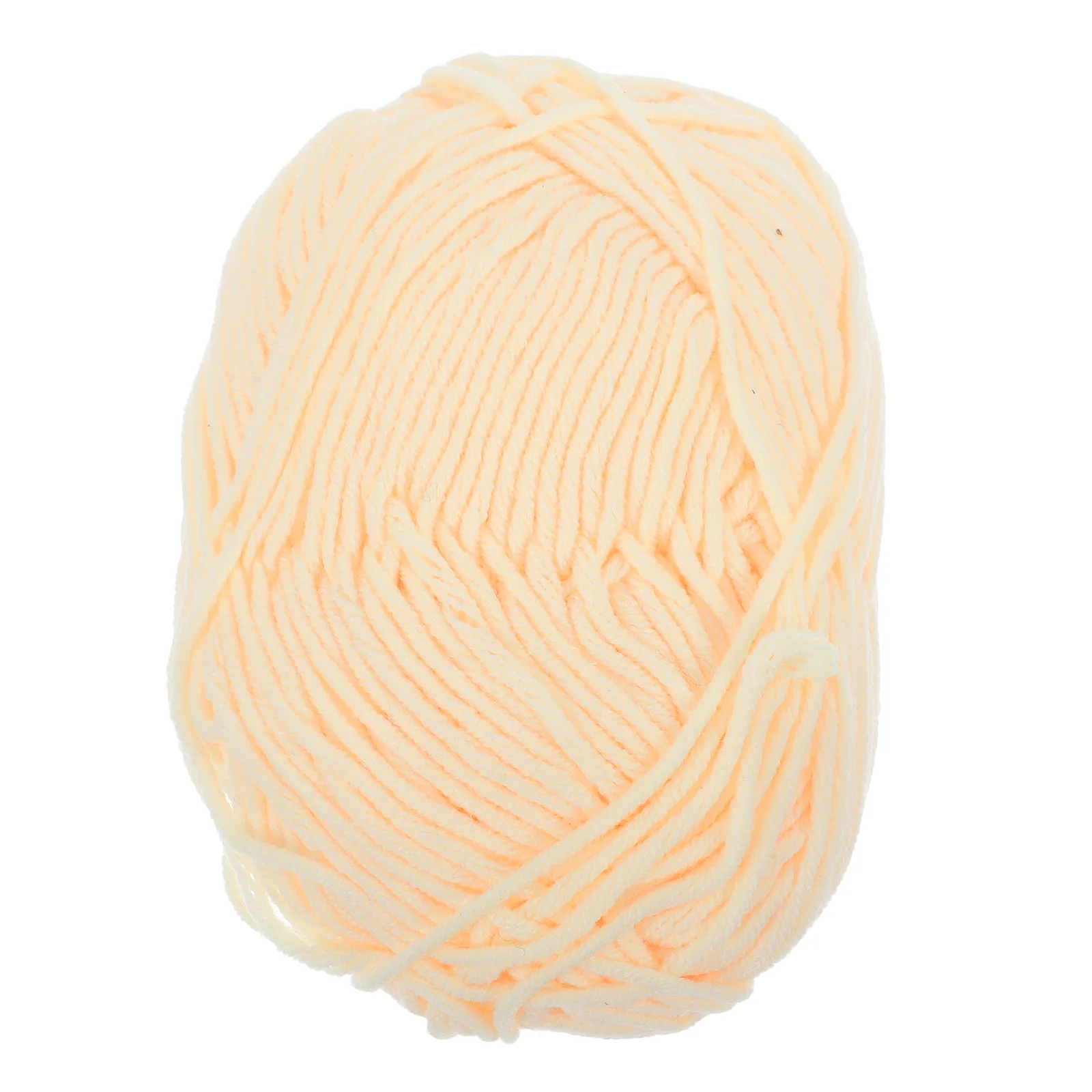 

50G Milk Cotton Yarn for Crochet Knitting Accessories Warm Soft Cotton Yarn Ideal for Shawls Gloves and DIY Crafts Beige Yellow