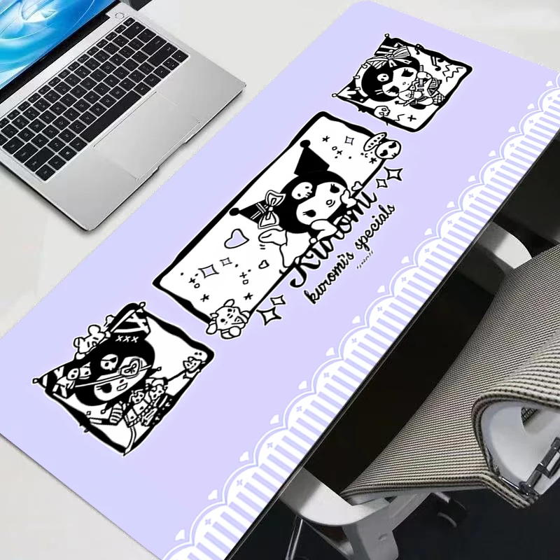 الكمبيوتر Varmilo لوحة المفاتيح ماوس الوسادة Kuromi E-sports اللاعبين أنيمي الألعاب الملحقات الجدول ألعاب السجاد مكتب حصيرة لينة ماوس الوسادة #2