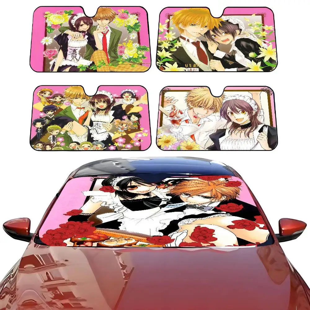 

M-Maid S-Sama! Car SunShade Parasol Car Windshield Sun Shade UV Protection and Interior Cooler